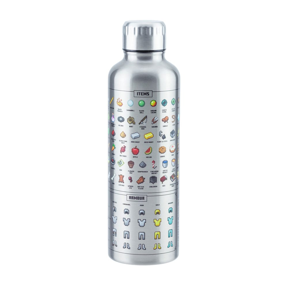 Minecraft Metal Water Bottle Paladone Products