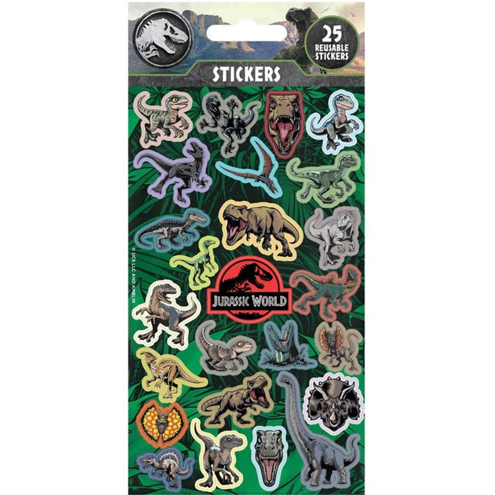 Jurassic World Sticker Pack 25 Pyramid International