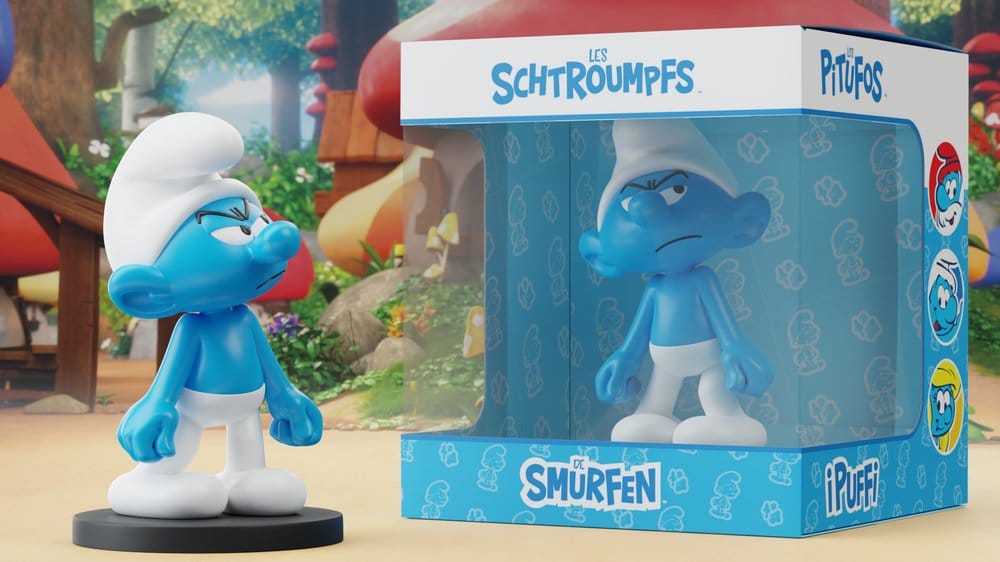 The Smurfs Statue Grouchy Smurf Puppy