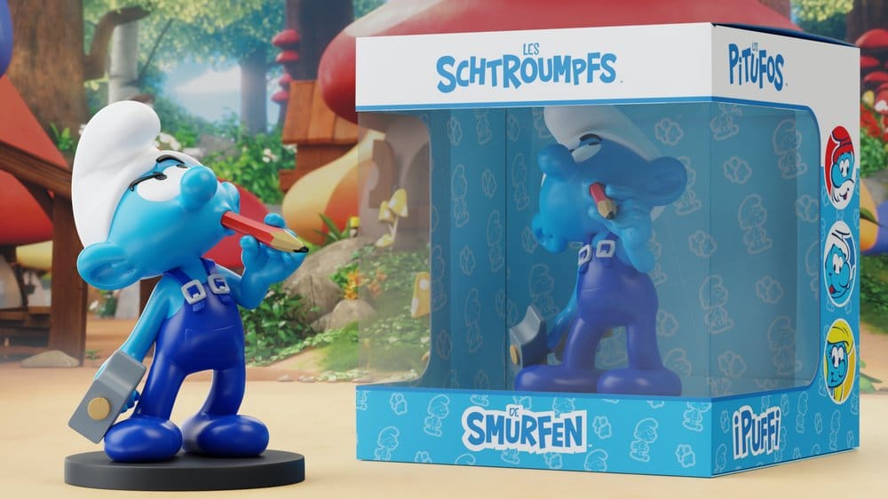 The Smurfs Statue Handy Smurf Puppy