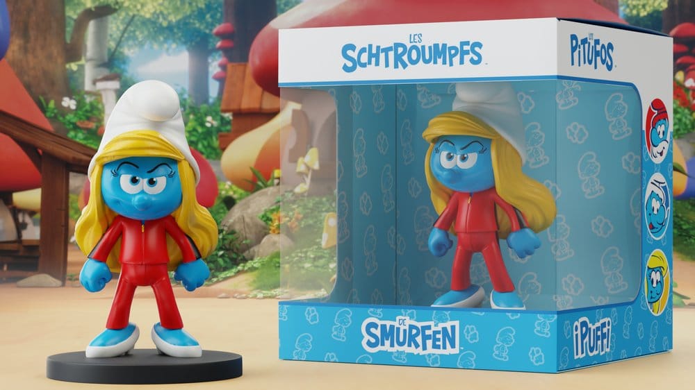 The Smurfs Statue Kung Fu Smurfette Puppy