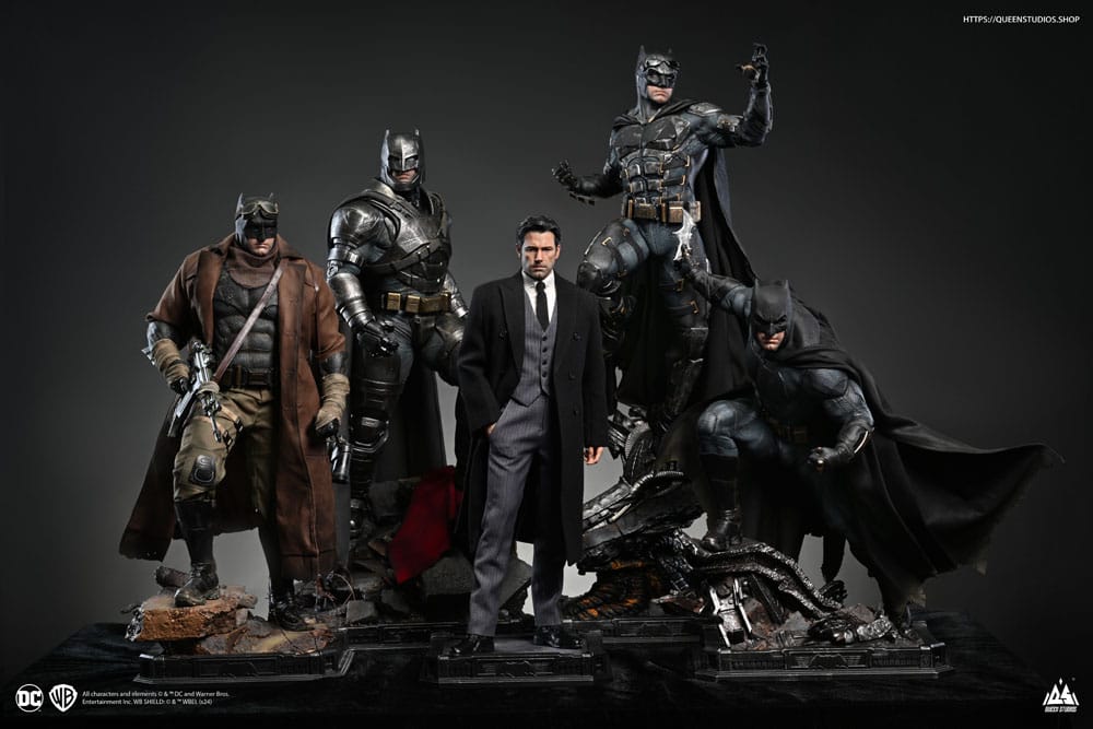 Justice League Statue Bruce Wayne Ben Affleck Queen Studios