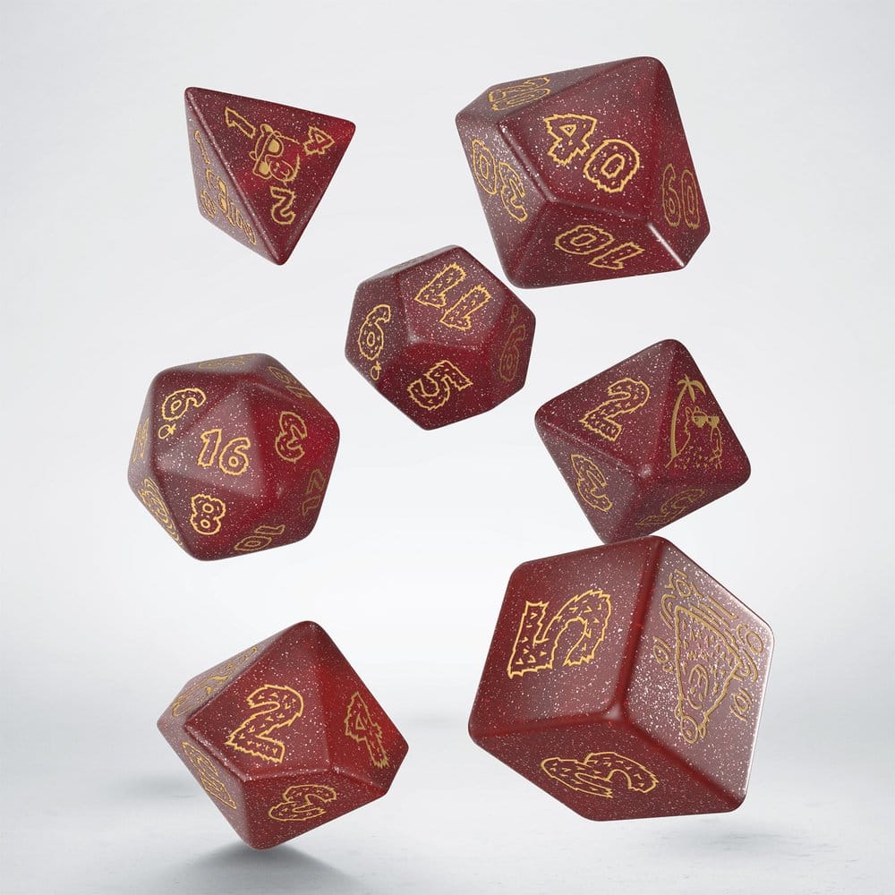 Capybara Dice Set of 7 Chillo Q Workshop