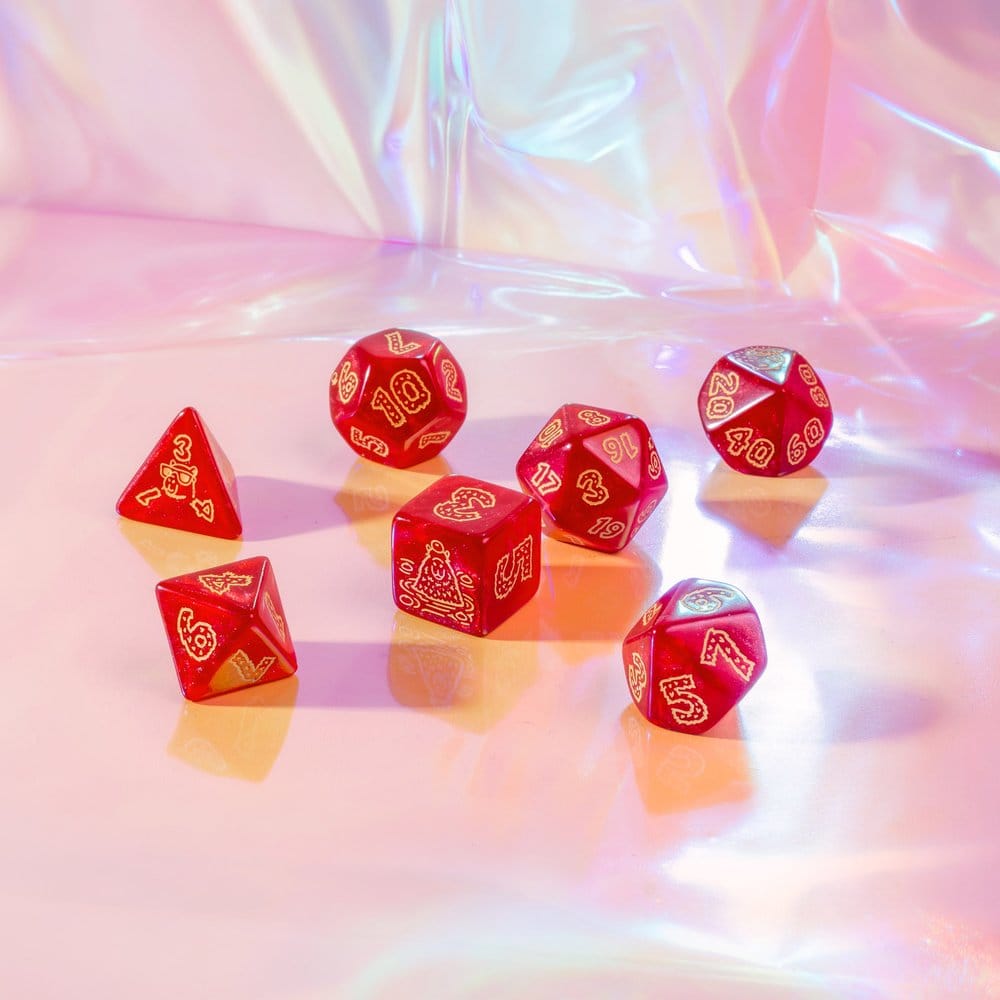 Capybara Dice Set of 7 Chillo Q Workshop