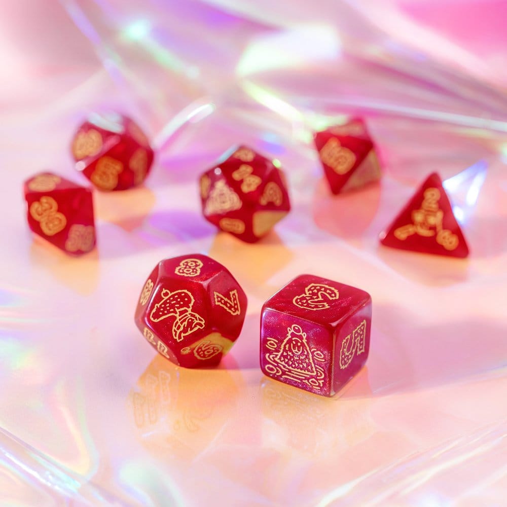 Capybara Dice Set of 7 Chillo Q Workshop