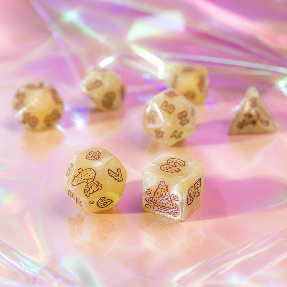 Capybara Dice Set of 7 Sleepie Q Workshop