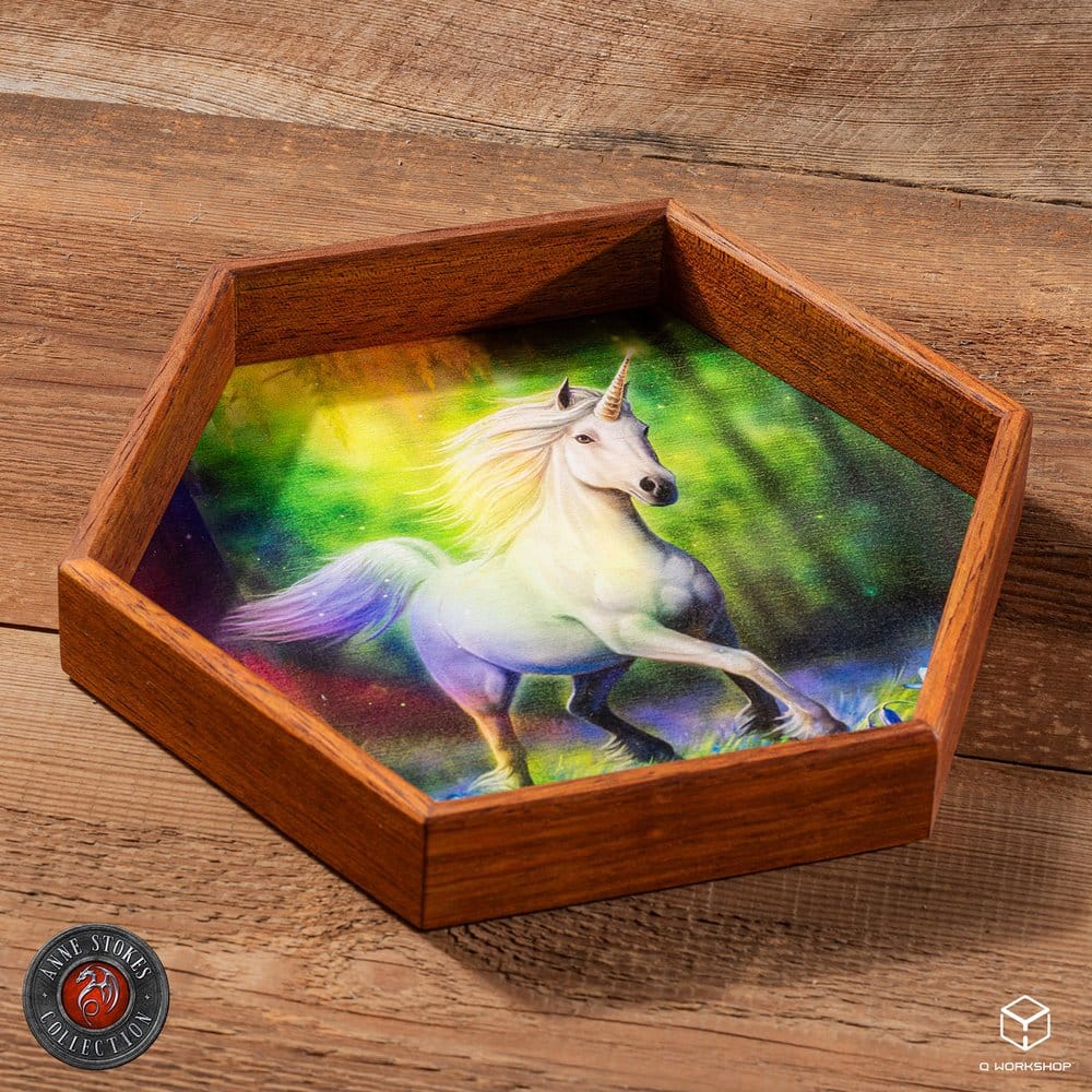 Anne Stokes Dice Tray Chase The Rainbow Q Workshop