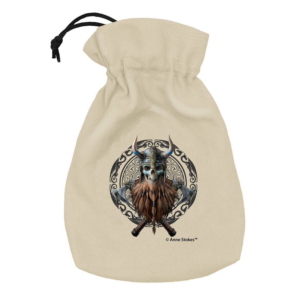 Anne Stokes Dice Pouch Viking Skull Q Workshop
