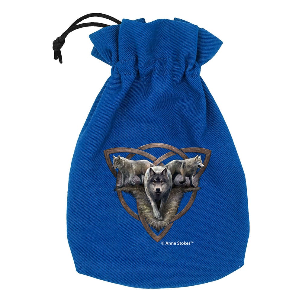 Anne Stokes Dice Pouch Wolf Trio Q Workshop
