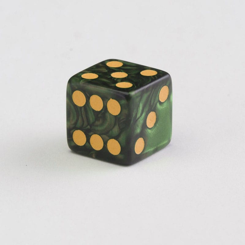 Q Workshop Dice Set Full Pack D6 Green 20 Q Workshop