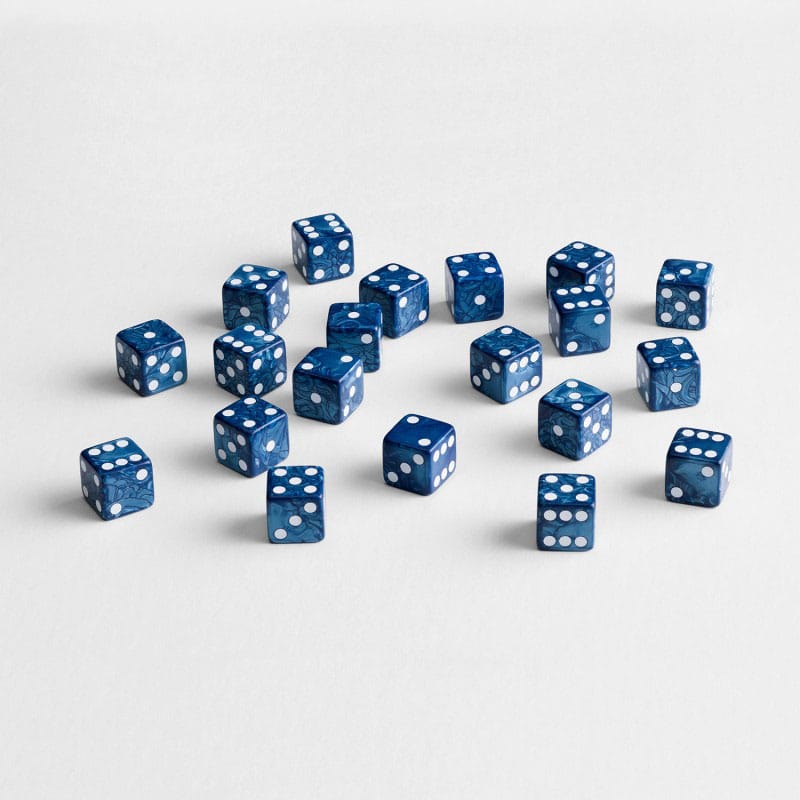 Q Workshop Dice Set Full Pack D6 Cobalt 20 Q Workshop