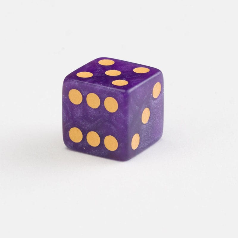 Q Workshop Dice Set Full Pack D6 Shimmering Purple 20 Q Workshop