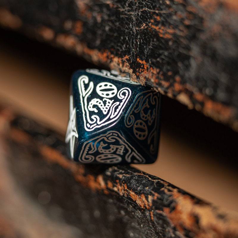 Call of Cthulhu Dice Set Abyssal & White 7 Q Workshop