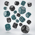 Crosshairs Compact D6 Dice Set Stormy&Black 20 Q Workshop