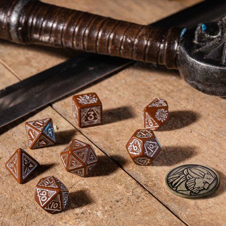 The Witcher Dice Set Geralt Roach's Companion 7 Q Workshop