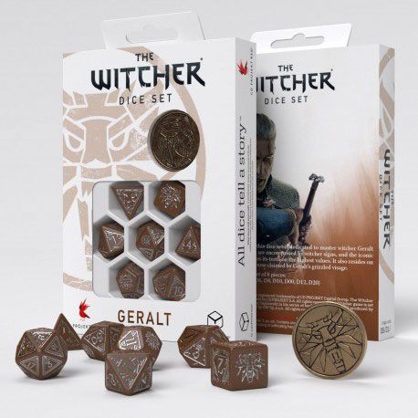 The Witcher Dice Set Geralt Roach's Companion 7 Q Workshop