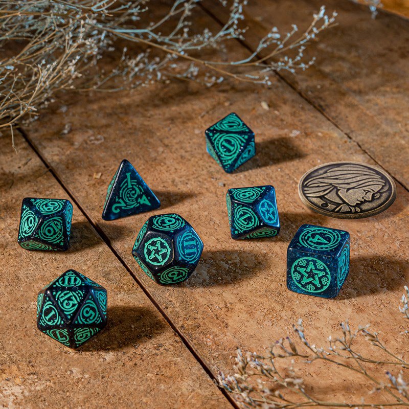 The Witcher Dice Set Yennefer Sorceress Supreme 7 Q Workshop