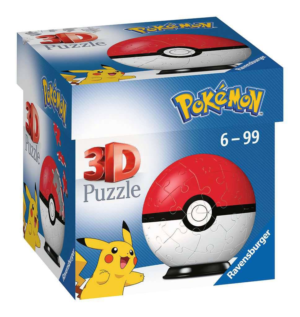 Pokémon 3D Puzzle Pokéballs Classic 55 pieces Ravensburger