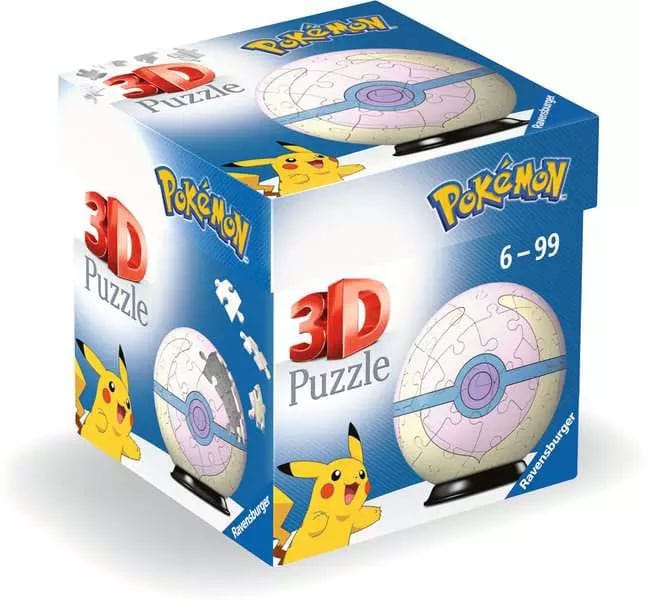 Pokémon 3D Puzzle Pokéballs Heal Ball 55 pieces Ravensburger