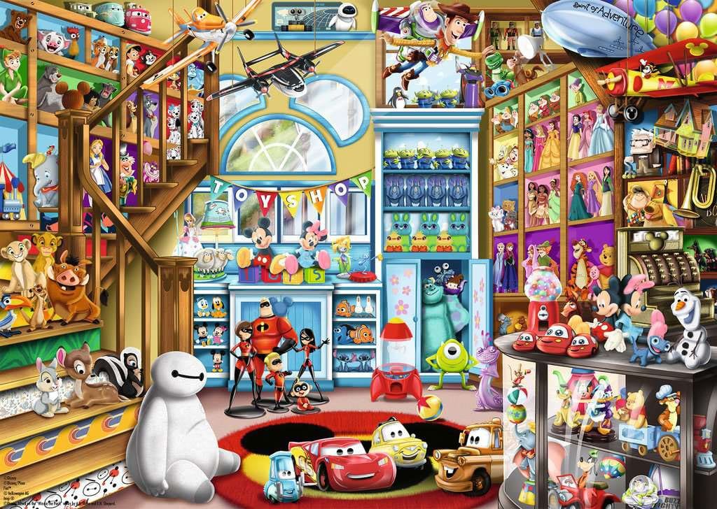 Disney Jigsaw Puzzle Disney Pixar Toy Store 1000 pieces Ravensburger