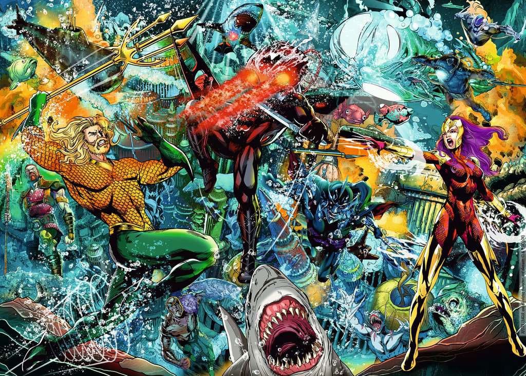 DC Comics Jigsaw Puzzle Aquaman 1000 pieces Ravensburger