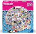 Hello Kitty and Friends Round Jigsaw Puzzle 500 pieces Ravensburger