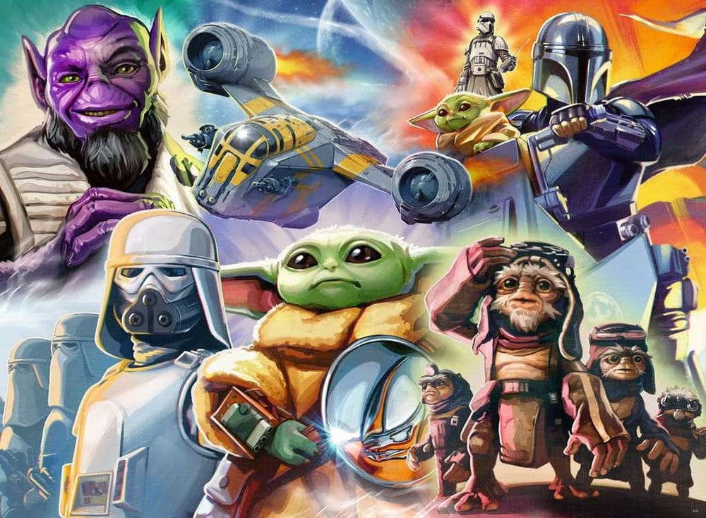 The Mandalorian and Grogu Jigsaw Puzzle 500 Pieces Ravensburger