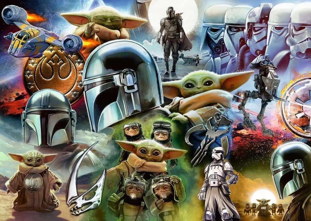The Mandalorian and Grogu Jigsaw Puzzle 1000 Pieces Ravensburger