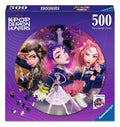 KPop Demon Hunters Round Jigsaw Puzzle For the fans! 500 Pieces Ravensburger