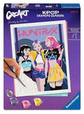 KPop Demon Hunters CreArt Paint by Numbers Painting Set Huntrix Ravensburger