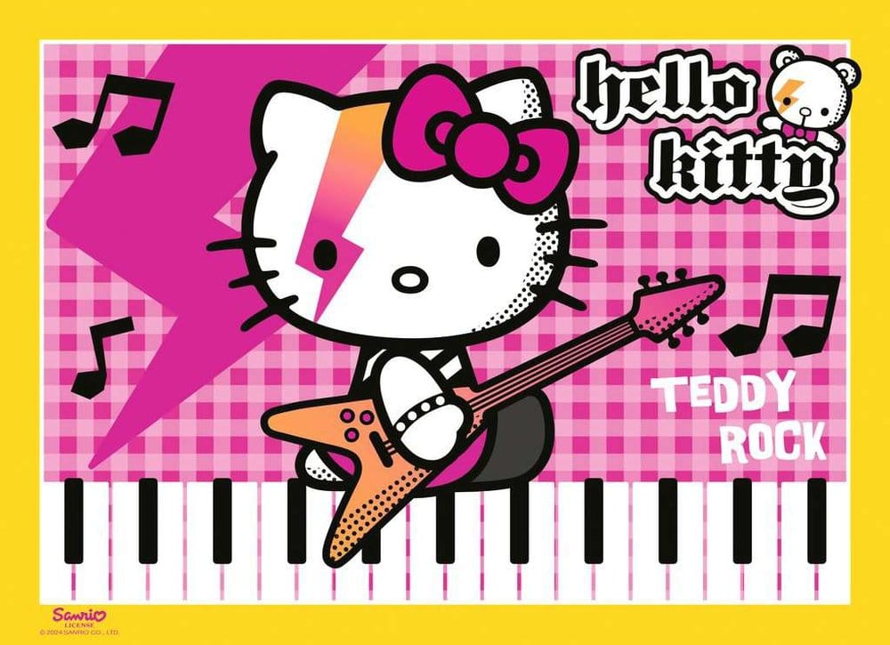 Hello Kitty Puzzle 4 Pack Let's Go Hello Kitty! 4x100 Pieces Ravensburger