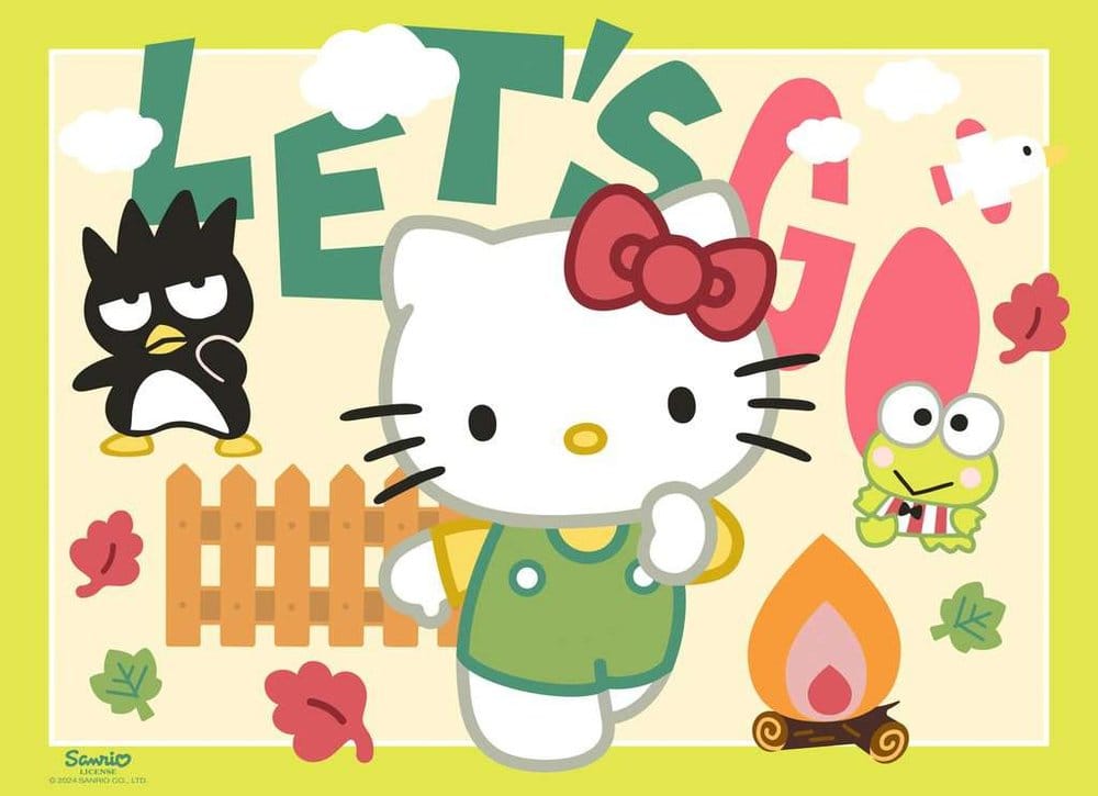 Hello Kitty Puzzle 4 Pack Let's Go Hello Kitty! 4x100 Pieces Ravensburger