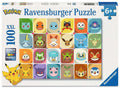 Pokémon Children's Jigsaw Puzzle Pokémon Faces 100 Pieces XXL Ravensburger