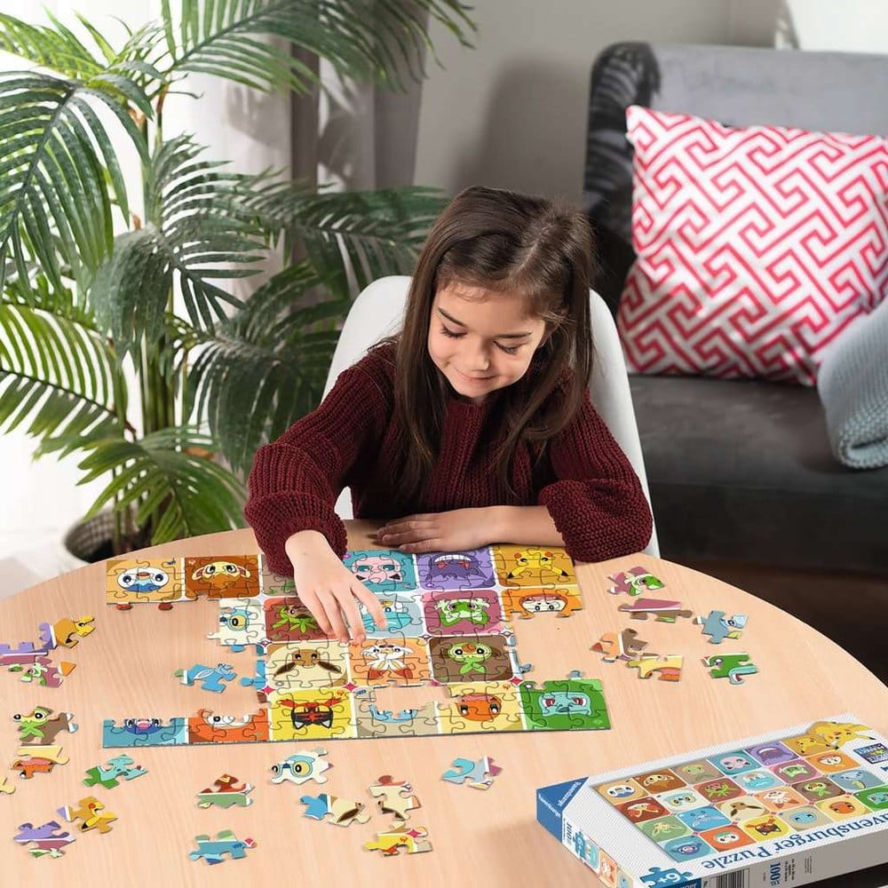 Pokémon Children's Jigsaw Puzzle Pokémon Faces 100 Pieces XXL Ravensburger