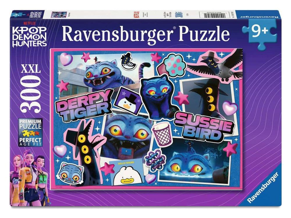 KPop Demon Hunters Children's Jigsaw Puzzle Derpy & Sussie 300 Pieces XXL Ravensburger