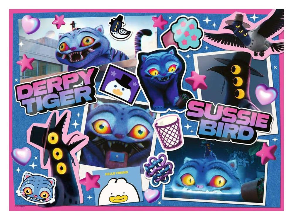 KPop Demon Hunters Children's Jigsaw Puzzle Derpy & Sussie 300 Pieces XXL Ravensburger