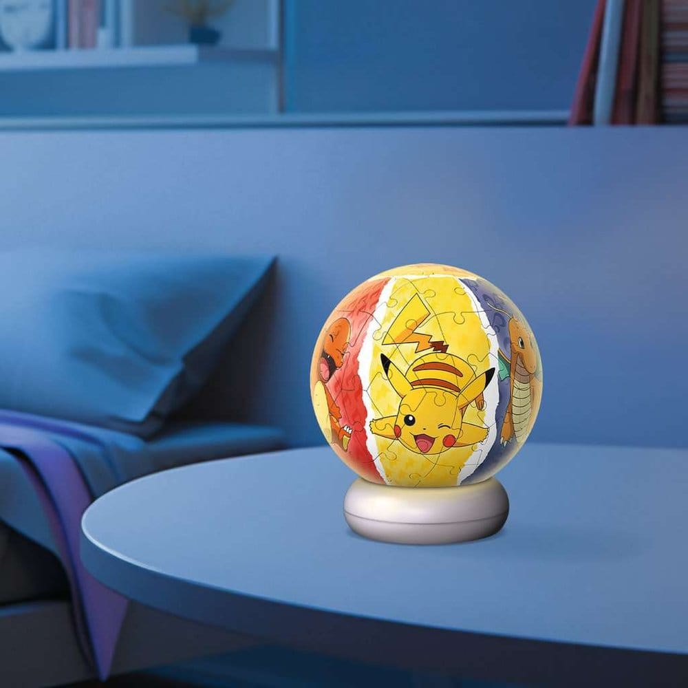 Pokémon 3D Jigsaw Puzzle Ball Nightlight 73 Pieces Ravensburger