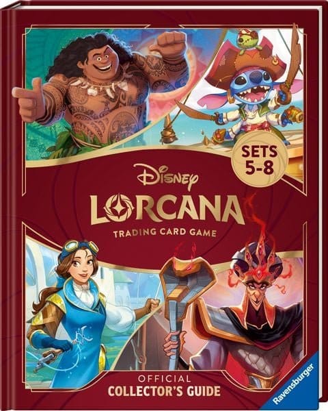 Disney Lorcana TCG Book The Official Collector's Guide Sets 5 8 *English Version* Ravensburger