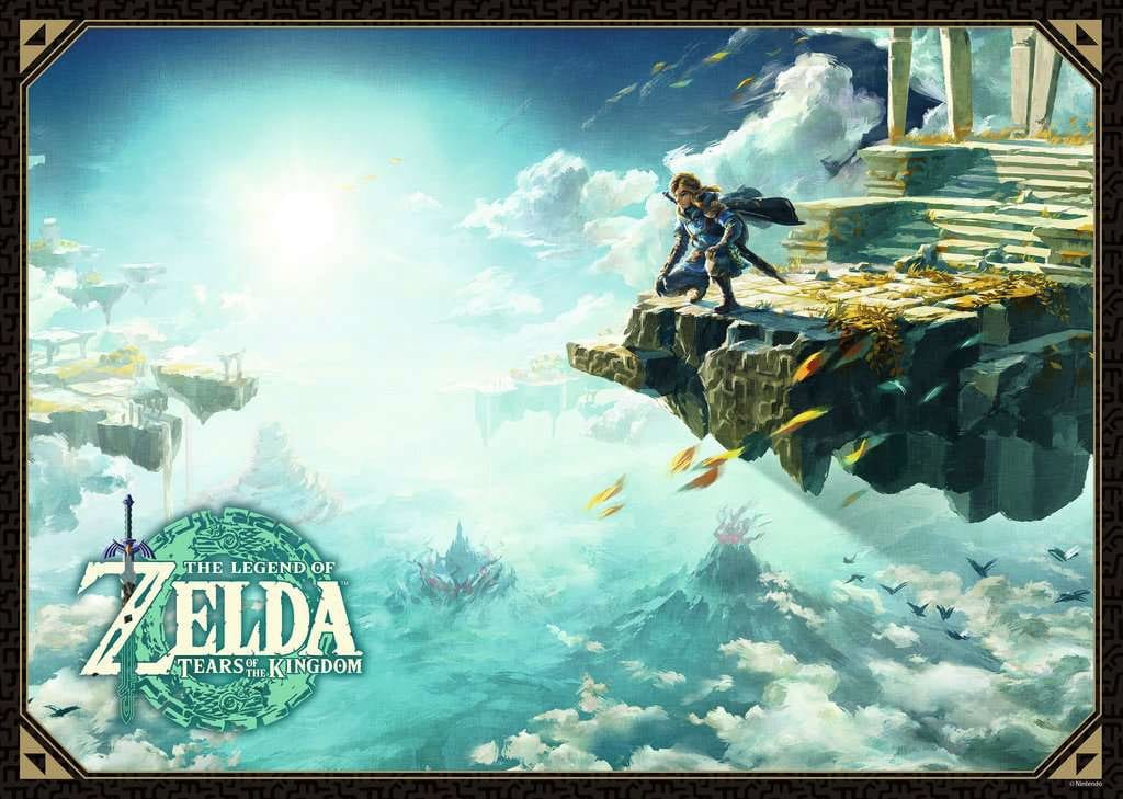 The Legend of Zelda Tears of the Kingdom Jigsaw Puzzle Cover Art 1000 pieces Ravensburger