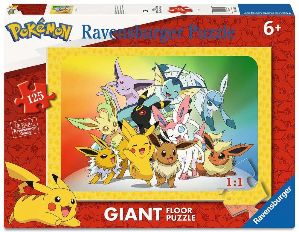 Pokémon Giant Floor Jigsaw Puzzle 125 Pieces Ravensburger