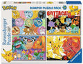 Pokémon Puzzle 4 Pack Pokémon Buddies 4x100 Pieces Ravensburger