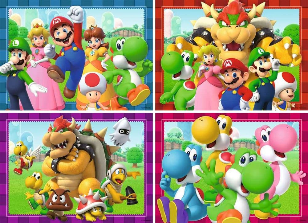 Super Mario Puzzle 4 Pack Time for Mario! 4x100 Pieces Ravensburger