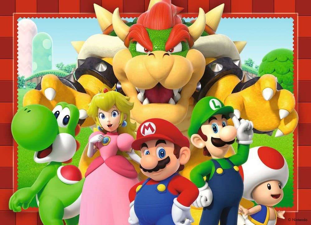 Super Mario Puzzle 4 Pack Time for Mario! 4x100 Pieces Ravensburger
