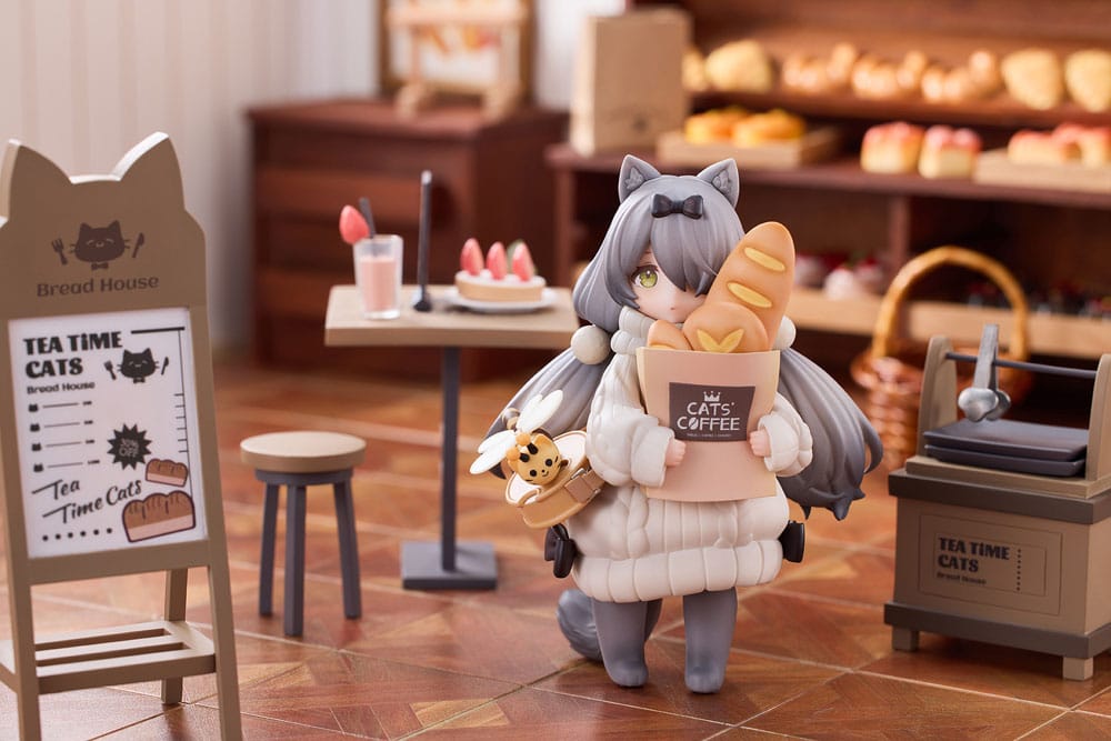 Decorated Life Collection Tea Time Cats Cat Town Bakery Staff & Customer Set Ribose