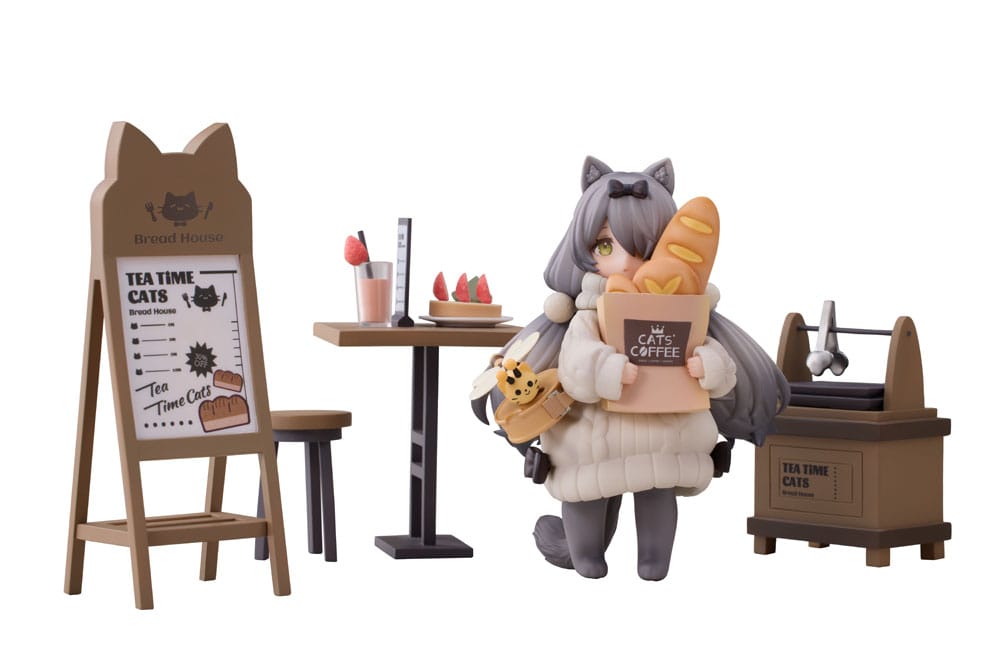 Decorated Life Collection Tea Time Cats Cat Town Bakery Staff & Customer Set Ribose