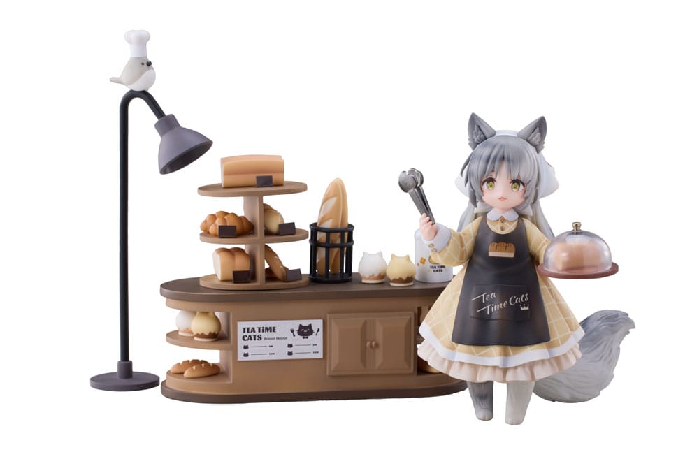 Decorated Life Collection Tea Time Cats Cat Town Bakery Staff & Customer Set Ribose
