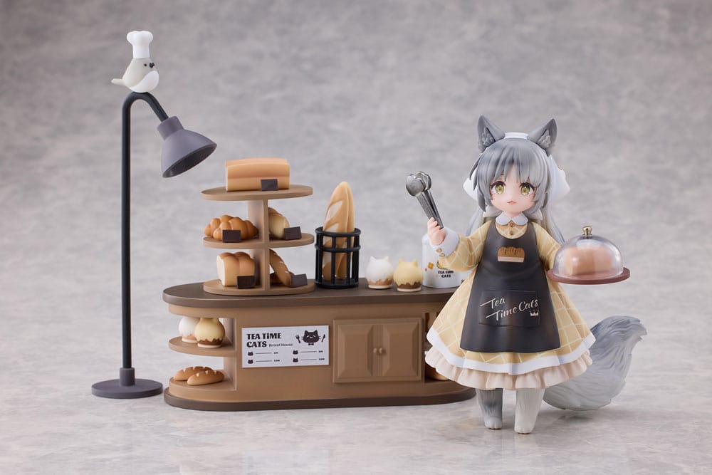 Decorated Life Collection Tea Time Cats Cat Town Bakery Staff & Customer Set Ribose
