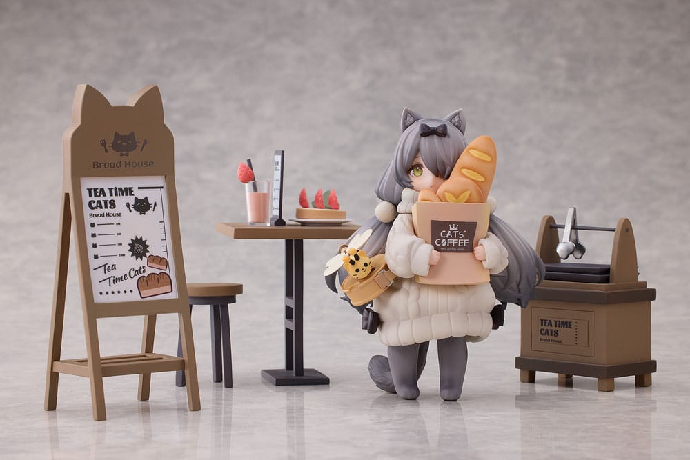 Decorated Life Collection Tea Time Cats Cat Town Bakery Staff & Customer Set Ribose