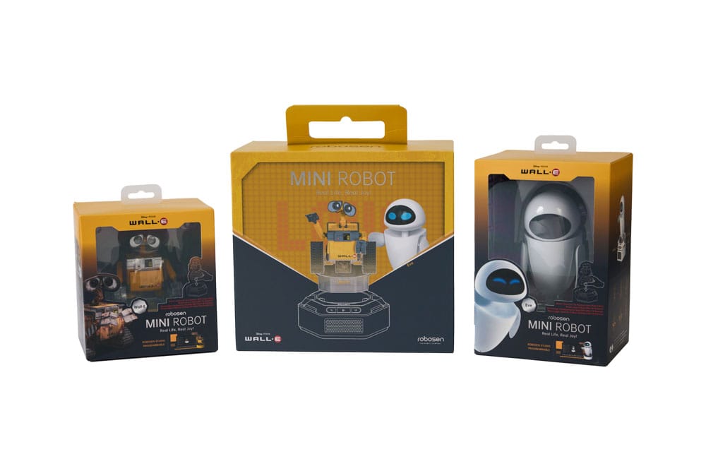 Wall E Interactive Mini Robots 2 Pack Wall E & Eve *English version* Robosen