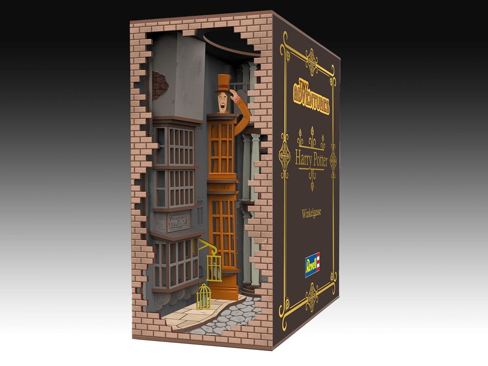Harry Potter Tiny Adventures Book Nook Mini Diorama Diagon Alley Revell
